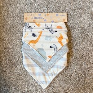 3 baby bibs NWT